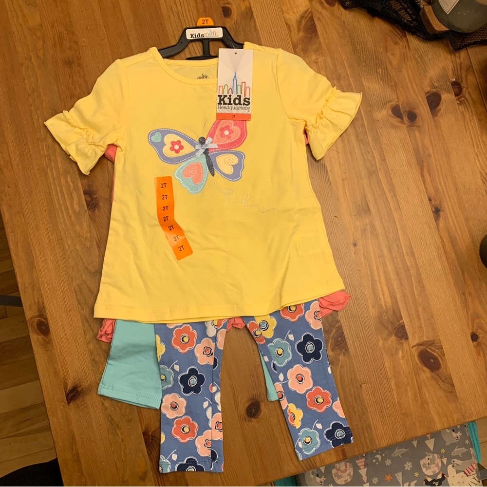Kids Headquarters 2 Outfit Bundle NWT
